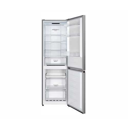Frigorífico combi EDESA EFC-18220 NF EX, inox, NO FROST, clasificación energética: E, H: 186cm, A: 59,5cm, F: 59cm, capacidad total: 304L.