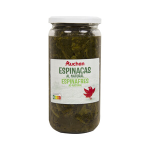 Imagen de PRODUCTO ALCAMPO Espinacas al natural frasco de 425 g.