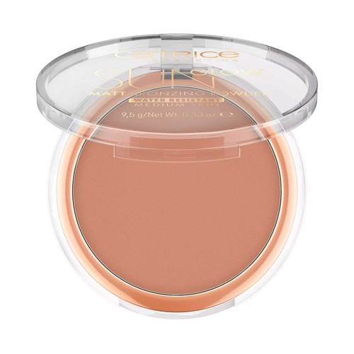 CATRICE Sun glow tono 030 Medium bronze Polvos bronceadores matificantes, de larga duración.