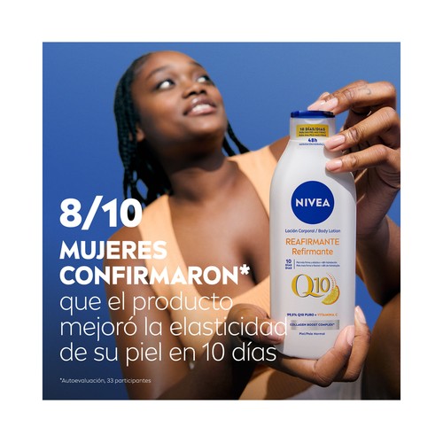 NIVEA Q10 Loción corporal (body milk) reafirmante, para pieles normales 400 ml.