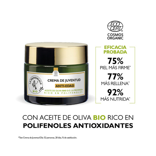 LA PROVENÇALE Crema anti-edad con aceite de oliva bio D.O. La Provenza LA PROVENÇALE Bio 50 ml.