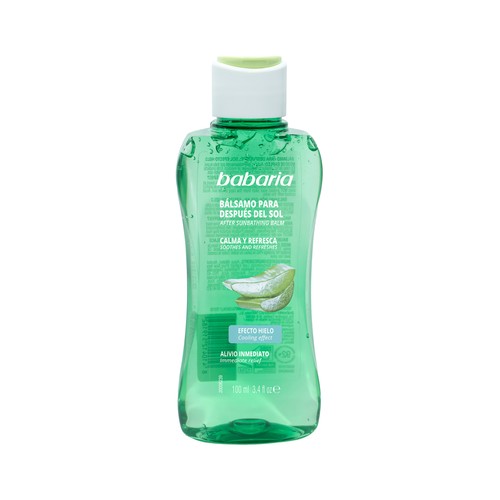 BABARIA Bálsamo after sun efecto hielo, que calma y refresca nuestra piel 100 ml.