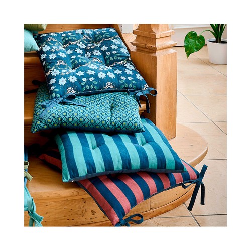 Cojin para silla 40x40x5 modelo capitone estampados modelos surtidos, ACTUEL