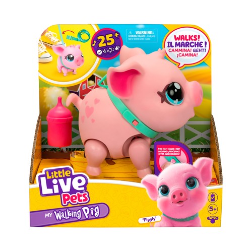LITTLE LIVE PETS Peluche con funciones cerdito My Little Pig Pet + 5 Años