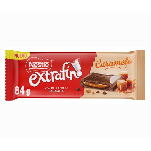 NESTLÉ Chocolate con leche y caramelo 84 g.