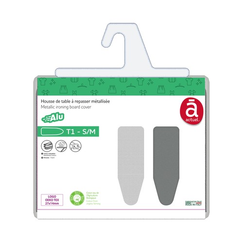 Funda para tabla de planchar perlada metalizada, Talla 1 (S-M), Alu ACTUEL.