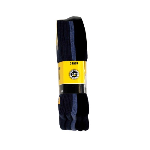 Lote de 5 pares de calcetines para hombre CAT, talla 39/42.