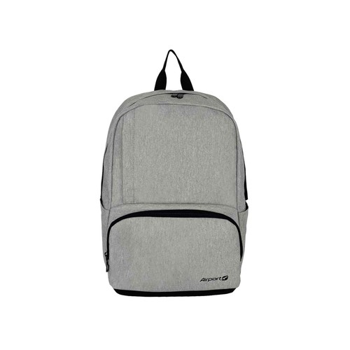 Mochila para viaje London M20L, AIRPORT ALCAMPO, color gris claro.