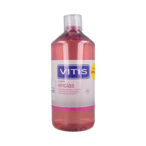 Enjuague bucal diario especial cuidado de las encías VITIS 1000 ml.