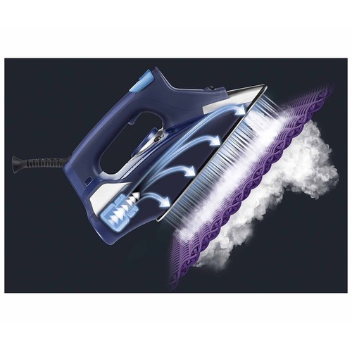 Plancha de vapor ROWENTA SteamForce DW9240D1, suela láser, potencia: 3100W.