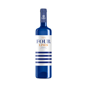 Imagen de FOUR LINES  Vino blanco verdejo con D.O. Rueda botella 75 cl.