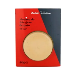 PRODUCTO ALCAMPO Collection Mousse foie gras pato "Mi-cuit" 40 g.