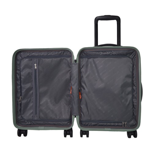 Maleta de cabina tipo trolley  8 ruedas lock equalize 55cm verde. AIRPORT