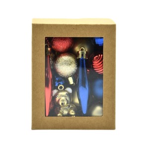 Imagen de Set 40 Bolas y Adornos de Plástico de distintos tamaños decoración para Árbol de Navidad, SNC