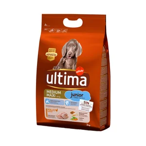 ULTIMA Comida para perro cachorro a base de pollo y arroz Affinity 3 kg.