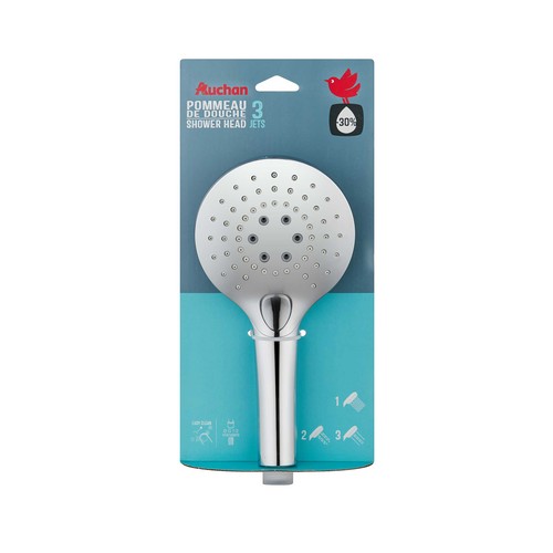 Alcachofa de ducha, 6 funciones, PRODUCTO ALCAMPO.