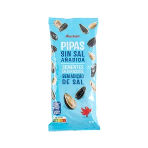 PRODUCTO ALCAMPO Pipas de girasol tostadas sin sal añadida 200 g.
