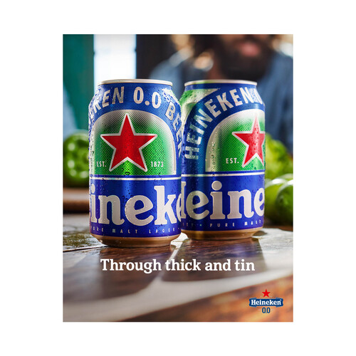 HEINEKEN Cerveza 0,0% HEINEKEN lata 33 cl.