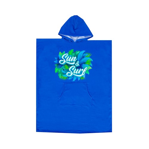 Poncho Surf adulto 90x220cm 220grs, microfibra. QUIVIR