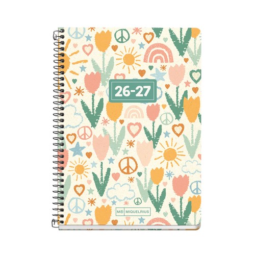 Agenda escolar 26-27 activa semana vista Recycled. MIQUELRIUS