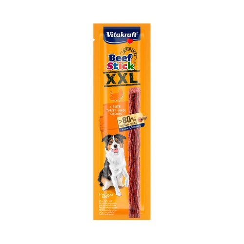 VITAKRAFT Snack perro y pavo XXL beef stick 30g