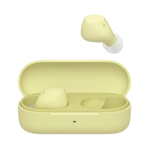 Auriculares inalámbricos Bluetooth SONY WF-C510, color amarillo, autonomía 22 horas.