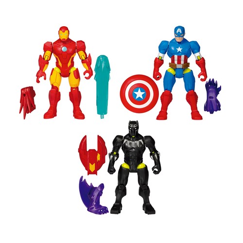 Figura de los vengadores personalizable con accesorios, surtido de heroes, MARVEL.