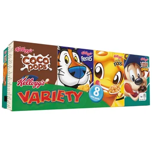 KELLOGG"S VARIETY Cereales surtidos pack 8 cajas de 25 g.