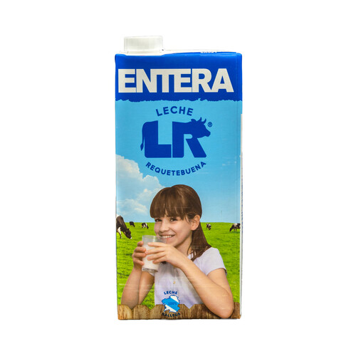 L.R. Leche de vaca entera 1l.
