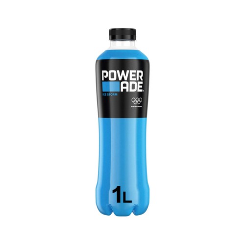 POWERADE Bebida deportiva ice storm botella 1 l.