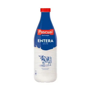PASCUAL Leche de vaca entera, de bienestar animal garantizado 1.5 l.