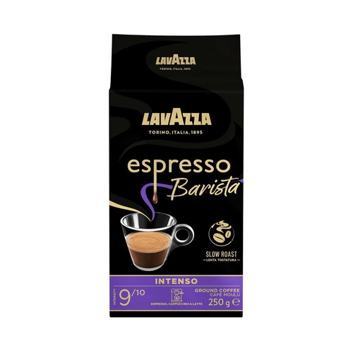 LAVAZZA Café Molido Espresso barista intenso Intensidad 9/10 250 g.