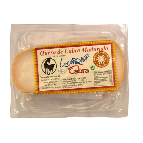 QUESOS LA PARDINA Queso de cabra madurado LA PARDINA 200 g.