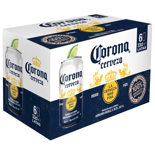 CORONA Pack cerveza mejicanas 6 uds. x33 cl.