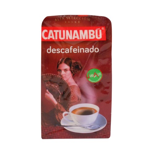 CATUNAMBÚ Café molido natural descafeinado 250 g.