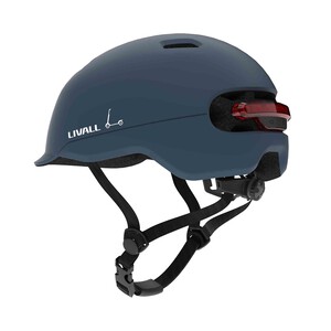 Casco para patinete LIVALL C20 azul, Talla: M, luz trasera, función SOS, advertencia de freno.