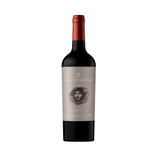 CUEVA DEL PECADO Vino tinto roble con D.O. Ribera del Duero botella 75 cl.