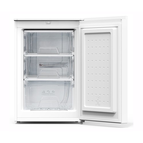 Frigorífico Table top EDESA EZS-0815, Color blanco, clasificación energética: E, H: 84,5cm, A: 55,3cm, F: 57,4cm, capacidad total: 86L.