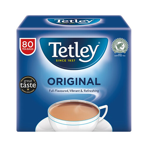 Té negro original TETLEY 80 uds. 128 g.