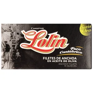 LOLIN Filetes de anchoa en aceite de oliva LOLIN 29 g.