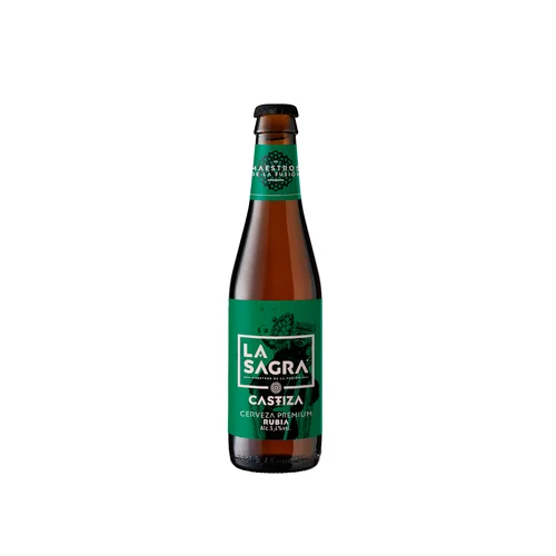 Nastro azzurro Cerveza italiana 0,0 botella 33 cl.