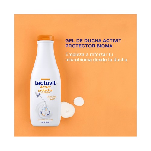 LACTOVIT Activit protector Gel protector para ducha o baño, para pieles sensibles 550 ml.