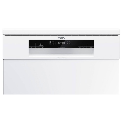 Lavavajillas TEKA DFS 26650 WH, color blanco  capacidad: 13 servicios, clasificación energética: E, H: 84,5cm, A: 59,8cm, F: 60cm.