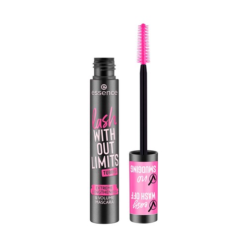 ESSENCE Lash without limits tubing tono 04 black Máscara de pestañas efecto volumen y longitud.