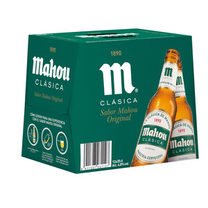 MAHOU Cervezas rubias MAHOU CLASICA pack 12 uds. x 25 cl.