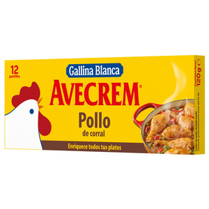Imagen de AVECREM Caldo de pollo pastillas 12 uds. 120 g.
