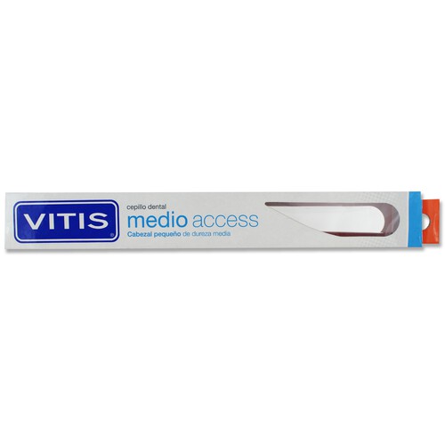 Cepillo de dientes con cabezal pequeño y dureza media VITIS