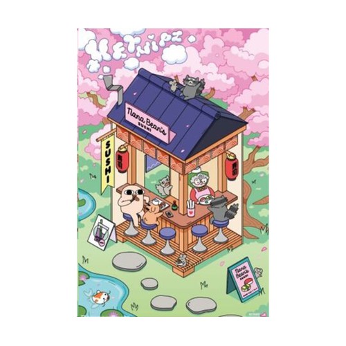 Póster Ketnipz Sushi 61x91,5cm, GRUPO ERIK.