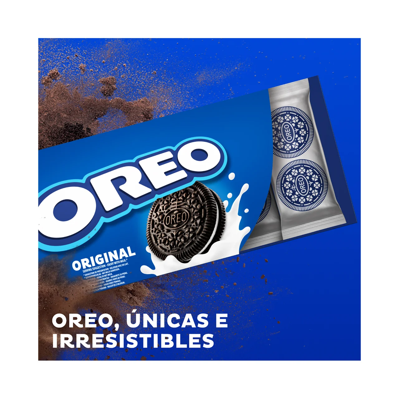 Original Galletas de chocolate rellenas de crema de vainilla 5 uds. 44 g.