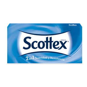 Imagen de SCOTTEX Tissues de celulosa faciales en caja desechables SCOTTEX 70 uds.